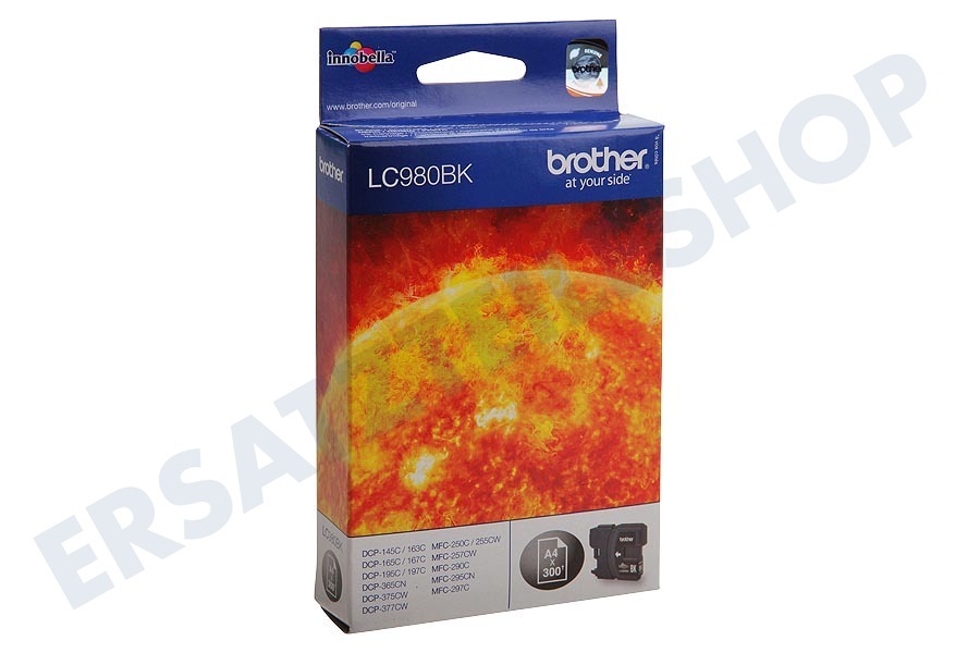 Brother Brother-Drucker Druckerpatrone LC-980 Schwarz