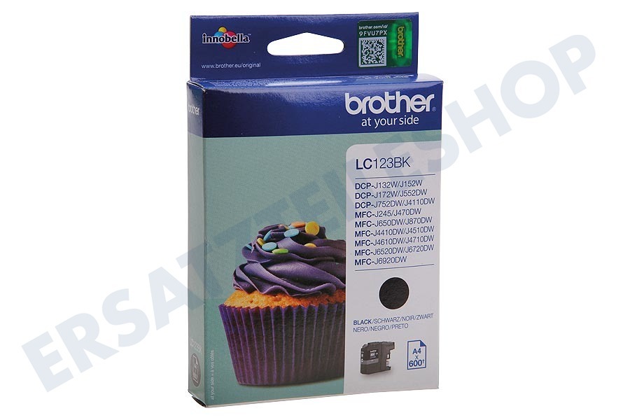 Brother Druckerpatrone LC-123 schwarz