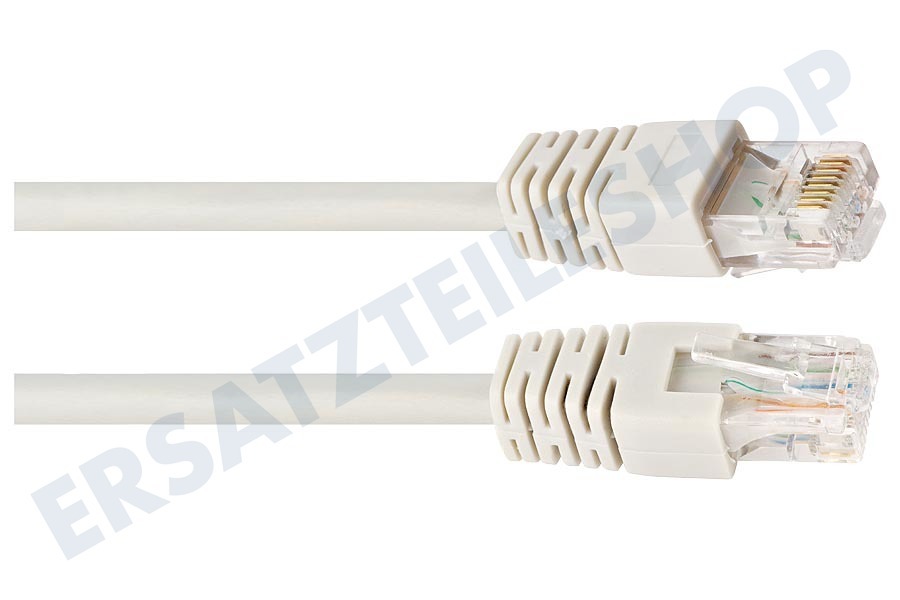 Easyfiks UTP CAT6E-Netzwerkkabe Grau, 10 Meter, 2x RJ45 Male