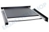 Universell Combiborder Aluminium mit Arbeitsplatte, Schwarz