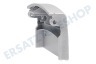 Alternative Waschmaschine Türgriff Breit, 10 cm, metallisch grauer Kunststoffgriff