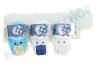 Ariston-Blue Air Waschmaschine 110331, C00110331 Einlassventil 3-fach, gerade, dünn