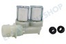 Whirlpool Waschmaschine 110333, C00110333 Einlassventil 2-fach, gerade, dick