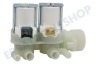 Whirlpool Waschmaschine 110333, C00110333 Einlassventil 2-fach, gerade, dick