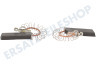 Sharp Waschmaschine 154740, 00154740 Kohlebürste Set, 12 x 5 mit Feder/Klammer