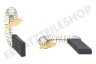 Constructa Waschmaschine 00616505 Kohlebürste Set, 43 mm X 13 x 5 mm mit Feder/Klammer