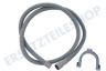 Bauknecht Waschmaschine TVS229 Ablaufschlauch Ablaufschlauch 2 Meter, 2x gerader Anschluss, 22mm