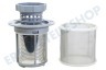 Whirlpool Spülmaschine 17008311 Sieb Mikrofilter dreiteilig