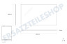 Ariston Kühlschrank 280892, C00280892 Glasplatte 46,5 x 28 cm