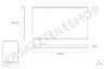 Ariston Kühlschrank 517626, C00517626 Glasplatte