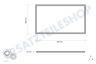 Bosch Kühlschrank 242232, 00242232 Dichtungsgummi 870x575mm -weiß-