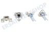 Alternative Kühlschrank 00268700 Scharnier Kurz -Metall- 4 Stück