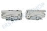 Bauknecht Kühlschrank Hettich 3904 5.0 Scharnier rechts unten, links oben + rechts oben, links unten Metall (Satz)