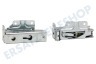 Bauknecht Kühlschrank Hettich 3904 5.0 Scharnier rechts unten, links oben + rechts oben, links unten Metall (Satz)