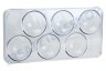 Whirlpool Kühlschrank Eierhalter Eierhalter für 6 Eier, transparent