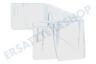 Zanker Kühlschrank Flaschenfach Transparent 420x110x75mm