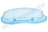 Dometic Kühlschrank Türfach Transparent Blau, Logo Hobby
