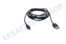 Easyfiks Micro USB Lade- und Datenkabel 200cm Schwarz