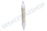 Vintage LedLight LED R7S Perfect Fit 118mm 9 Watt, 2700K Dimmbar