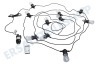 Calex 436311 Calex Lichterkette Outdoor IP44 RGB