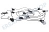 Calex 436311 Calex Lichterkette Outdoor IP44 RGB