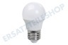 Calex 1301000901 LED Kugellampe 240V, 4,9 W, 470 LM, E27 P45, 2700 K