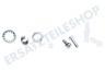 Calex 940010 Calex Deckenplatte aus Metall 100 mm Matt Schwarz, 1 Loch