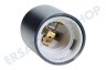 Calex 940402 Calex Aluminium Lampenfassung E27 40mm matt perlschwarz
