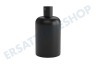 Calex 940400 Calex Aluminium Lampen fassung Matt Schwarz E27 40mm
