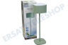 Calex Serino. Grün. Tischlampe wiederaufladbar. Display