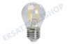 Calex 1101004600 LED-Vollglas Faden-Kugellampe klar 3,5 Watt, E27