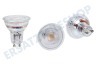 Calex 1301007100 LED SMD GU10 Glas 2,8 Watt, 2700K - 3er Pack