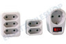 Exin Stecker Adapterset 2 euro, 3 euro, Steckerschalter