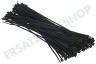 Elektra Kabelbinder 150x3.6mm schwarz
