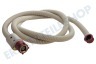 Juno E2WIS250A Zulaufschlauch mit Aquastop, 2,5 m, gerade/ gewinkelt