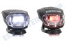 Universell LED-Fahrradbeleuchtung aus Silikon