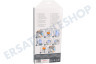 Rowenta Staubsauger ZR8001 Staubsaugerbeutel Mikrofaser, 4 Stück, 19 Liter