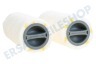 Karcher 2.055-006.0 Mikrofaser-Walzenset, Gelb