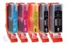 Easyfiks Druckerpatrone PGI 525 + CLI-526 Multipack BK/BK/C/M/Y + Chip