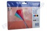 Brother LC-223 Multipack Druckerpatrone LC-223 Multipack BK/C/M/Y, schwarz/blau/rot/gelb