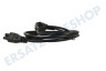 Easyfiks Netzkabel C5, 230 Volt, 10 Ampere, 3x1mm2, 1,5 Meter