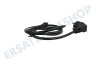 Easyfiks Netzkabel C5, 230 Volt, 10 Ampere, 3x1mm2, 1,5 Meter