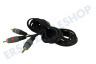 Easyfiks Klinke 3,5 mm Stereo-Stecker - 2x RCA Cinch-Stecker, 5,0 m