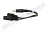 Easyfiks Klinken Splitter 3,5 mm Stecker - 2 x 3,5 mm Contra; Female, 20cm