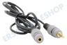 Easyfiks Klinkenkabel 3,5 mm Stereo Stecker - Buchse, 1,5 m, VerguL