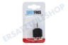 Easyfiks Klinken-Stecker-Adapter 3,5 mm auf Cinch Contra RCA-Buchse 2x