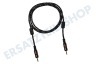 Cloudnine Jack-Kabel 2 x 3,5 mm Stereo Male 1.5m, Vergoldet