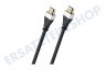 Oehlbach D1C33100 Exzellenz Ultrahochgeschwindigkeits-HDMI 2.1-Kabel, 1 Meter