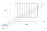 Indesit Ofen-Mikrowelle C00081578 Gitter 445 x 365 mm