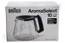 Braun Kaffeemaschine Kaffeekanne 10 Tassen -aromageschützt-